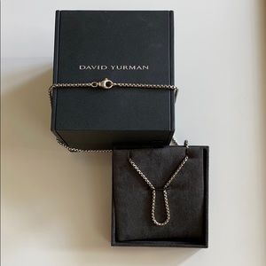 David Yurman 22” Silver Round Box Chain
